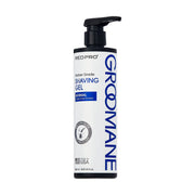 Red Pro Groomane normal shaving gel bottle, crystal clear non-foaming shaving gel for barber precision shaving