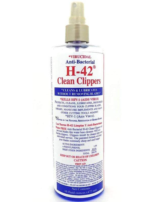 H-42 Virucidal Anti-Bacterial Clean Clippers Spray 16 oz.