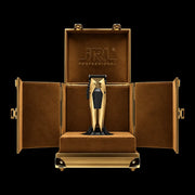 JRL 3000C Limited Edition Gold Clipper displayed inside open collector’s case