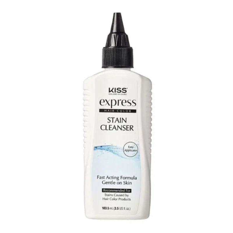 Kiss Express Stain Cleanser bottle on a white background