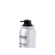 KISS temporary hair color spray can on a white background