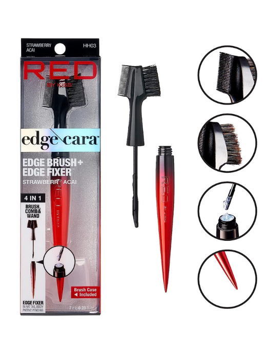 Red By Kiss Edge Cara Edge Brush + Edge Fixer 