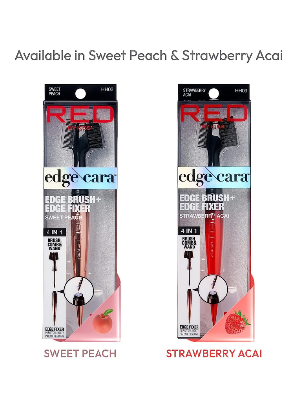 Red By Kiss Edge Cara Edge Brush + Edge Fixer 