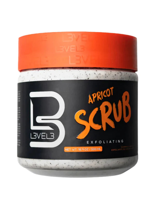 L3VEL3 Apricot Exfoliating Facial Scrub - For Radiant, Smooth Skin