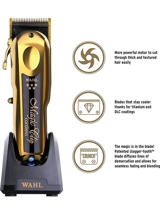 WAHL GOLD コードレス バリカン ゴールド マジック クリップ WAHL GOLD コードレス バリカン ゴールド マジック クリップ
