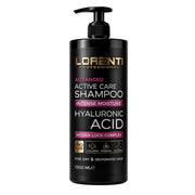 Black hairspray bottle with 'Living Proof' branding on a white background