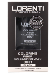 Lorenti Coloring Fiber Volumizing Wax 3-1 – Black, Blonde & Brown