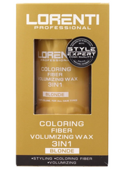 Lorenti Coloring Fiber Volumizing Wax 3-1 – Black, Blonde & Brown