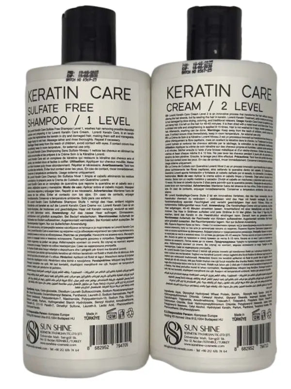 Lorenti Keratin Care Kit Straightening & Repair System — Vip