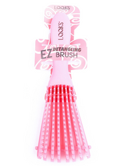 lqqks ez detangling brush pink