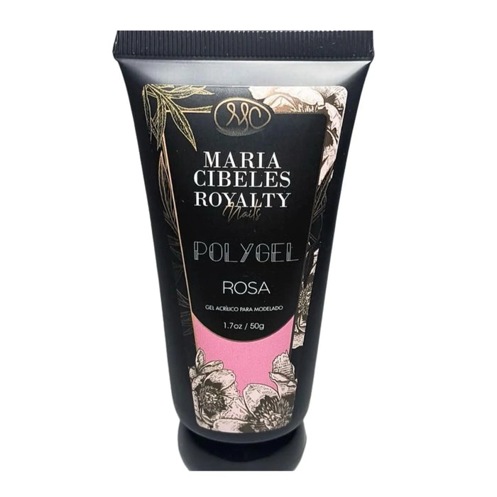 Tube of Maria Cibeles Royalty Polygel Rosa on a white background