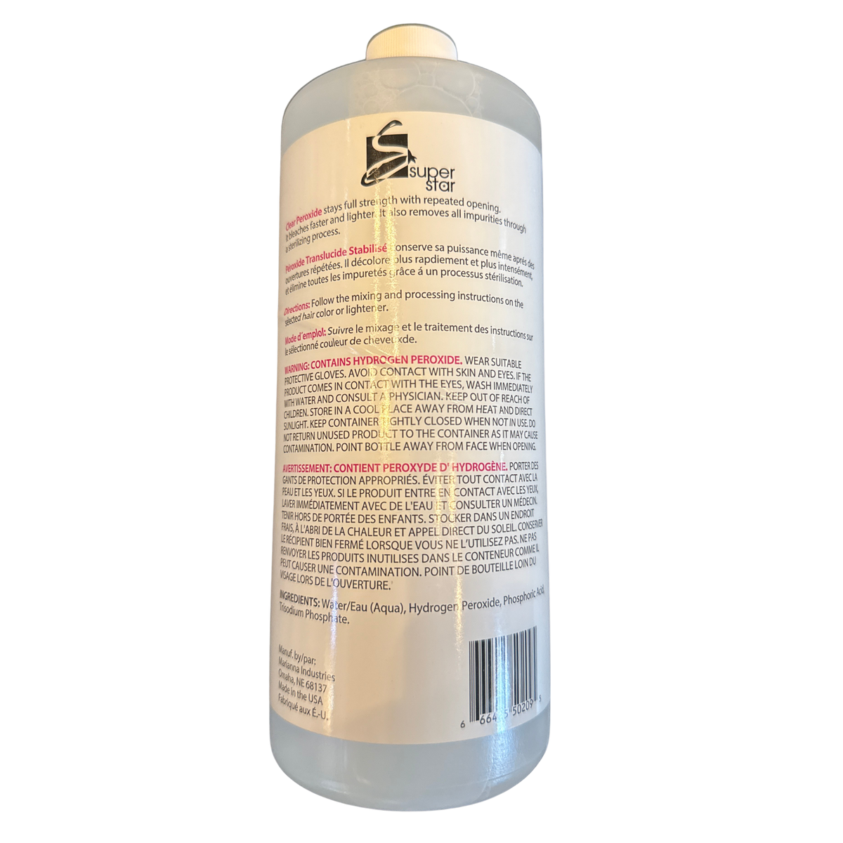 Marianna 20 Volume Clear Developer 32 oz — Vip Barber Supply