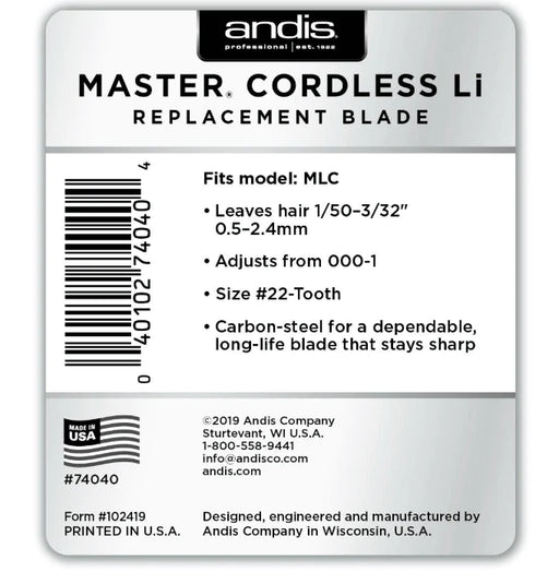 master cordless li replacement blade