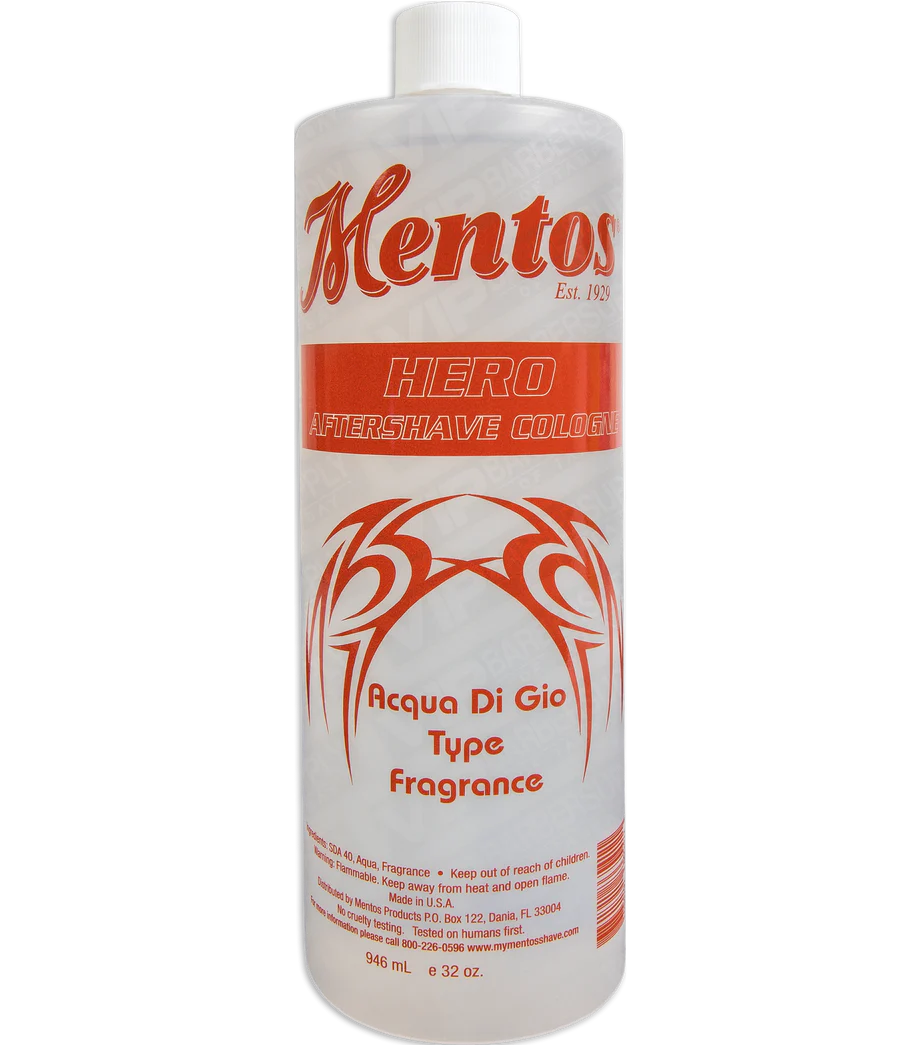 Mentos Hero After Shave Cologne Acqua Di'Gio 32oz — Vip Barber Supply