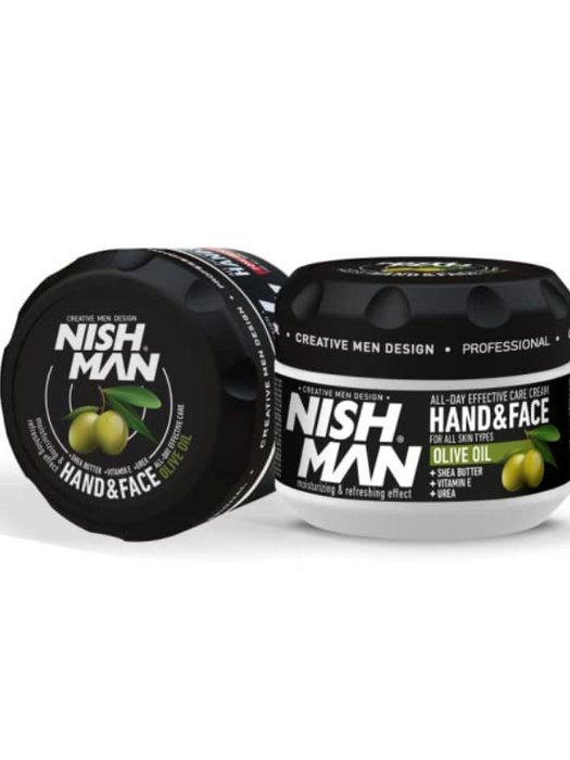 Nishman Hand & Face Cream Olive Oil 10.1 oz / 300 ml