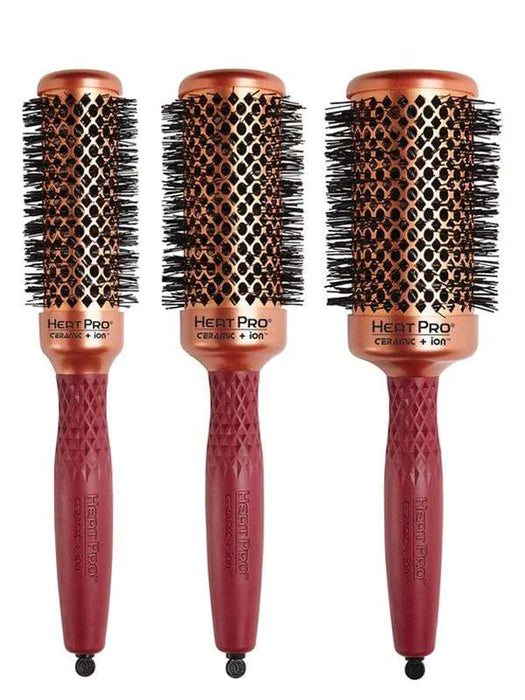 Olivia Garden Heat Pro Thermal Round Hair Brush Set of 3