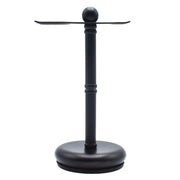 Parker Deluxe Black Safety Razor & Shave Brush Stand #PARKBLACKSTD Side