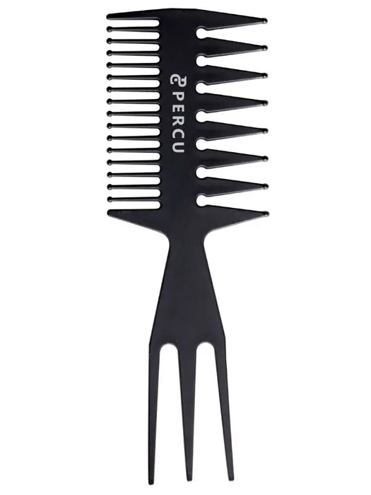 Percu Carbon Wide Tooth Comb – Durable Professional Barber Tool — Vip ...