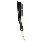 Percu Professional Magnetic Straight Razor PC-MSR-BS folded view