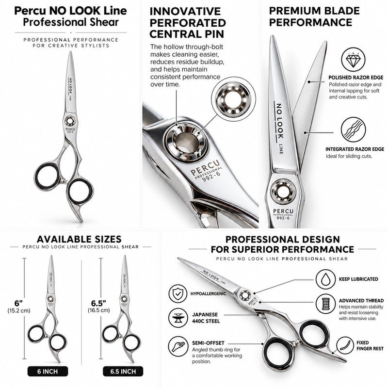 Percu NO LOOK professional shear aspects