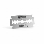 Personna razor blade on a white background