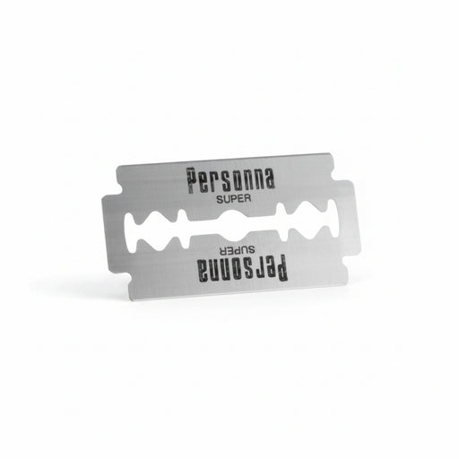 Personna razor blade on a white background