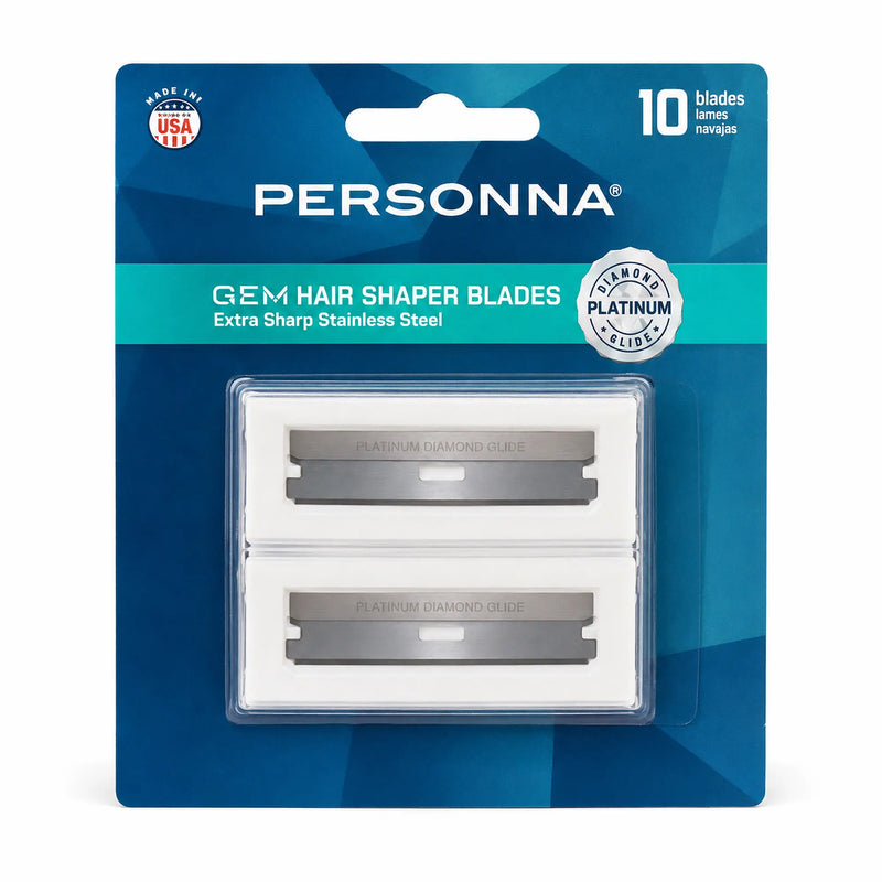 Personna GEM hair shaper blades 10 count front packaging