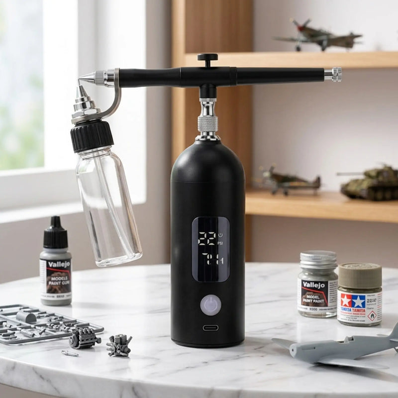 Cordless Airbrush with led display multi uses
