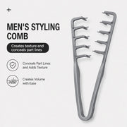 Mens Styling, Texture and volume Comb information