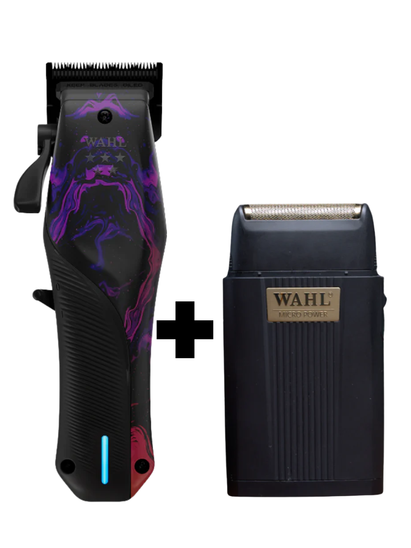 Wahl Micro Power Shaver & Vapor Cordless Clipper Bundle — Vip