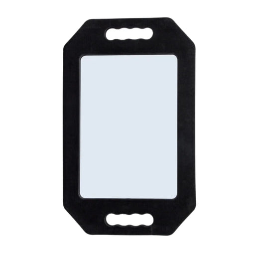 Rectangular Foam Mirror Black Front