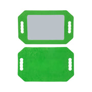 Rectangular Foam Mirror Green Front Back