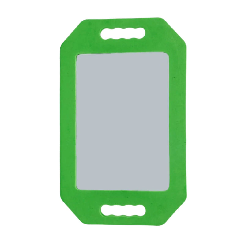 Rectangular Foam Mirror Green Front