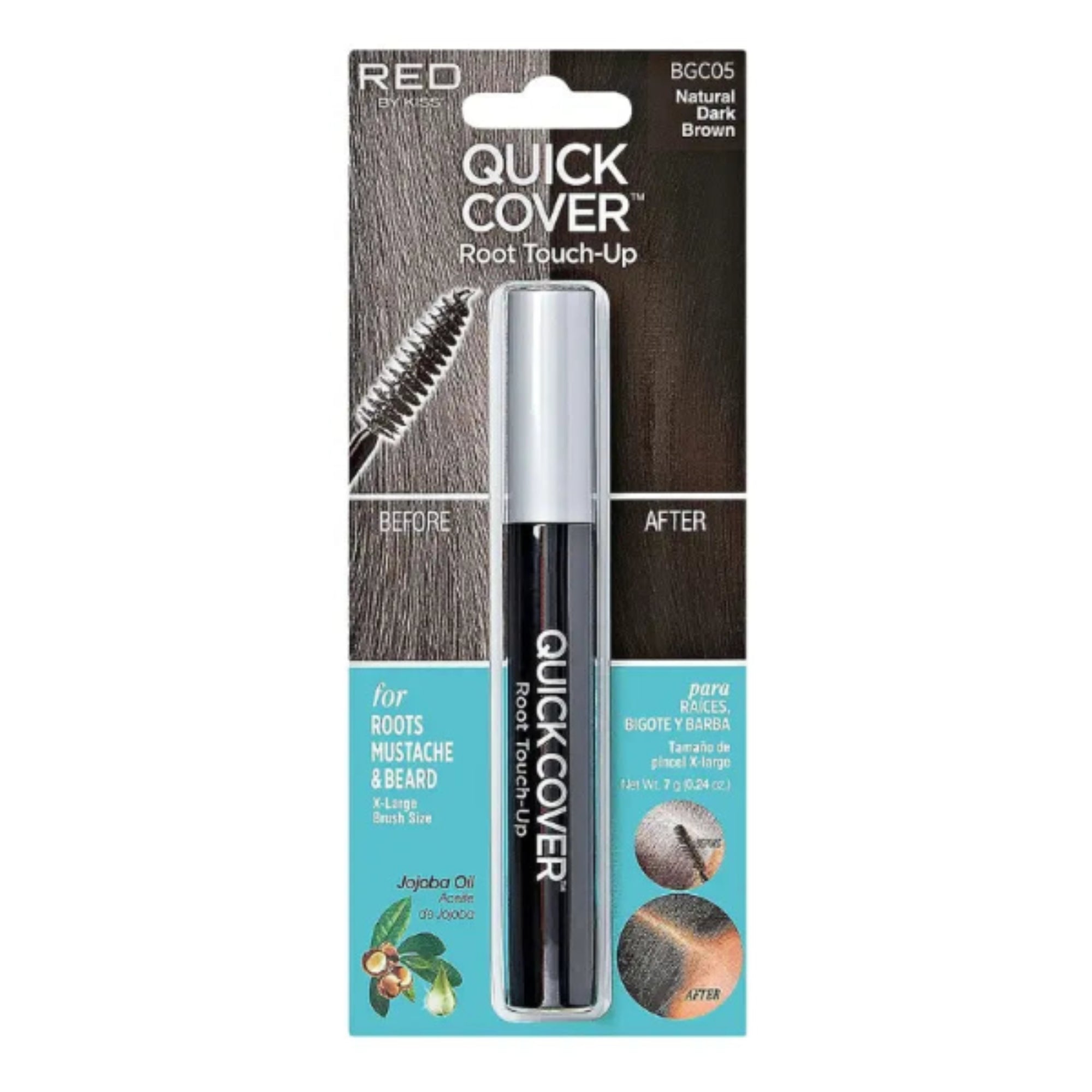 RED by KISS Quick Cover Root Touch-Up Brush - Assorted Colors