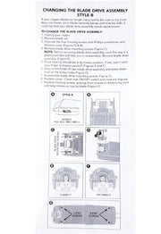 replacement blade drive assembly