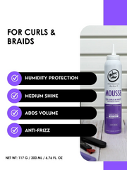 information of Rolda Mousse for curly hair