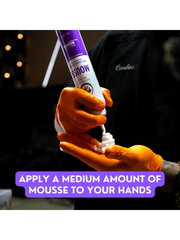 how to use the Rolda Mousse for curly hair