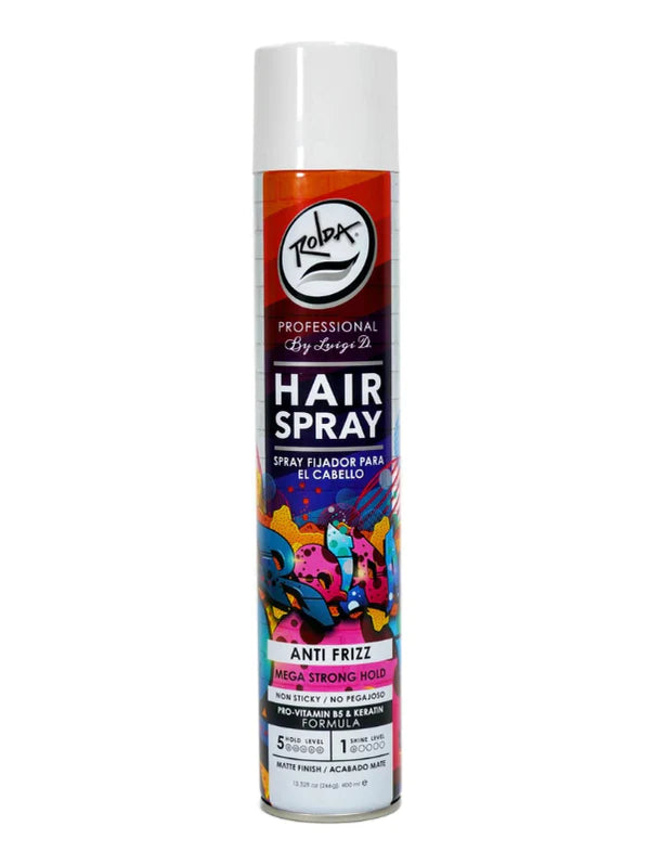 rolda hair spray anti frizz mega strong hold
