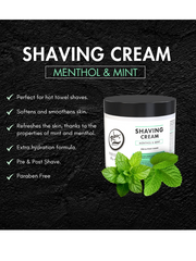 Rolda - Menthol & Mint Shaving Cream For Sensitive Skin aspects