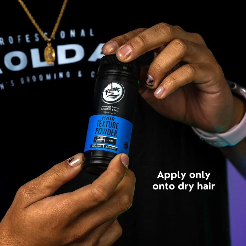 Rolda Hair Powder texture wax only apply onto dry hair