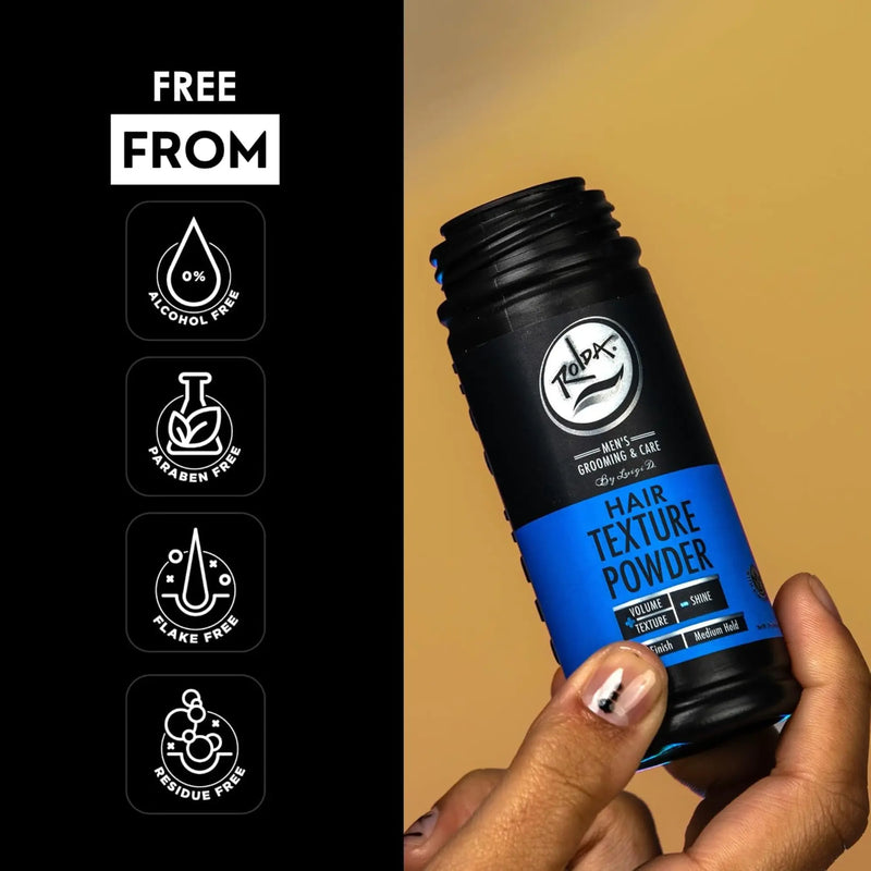 Rolda Hair Powder texture wax flake free