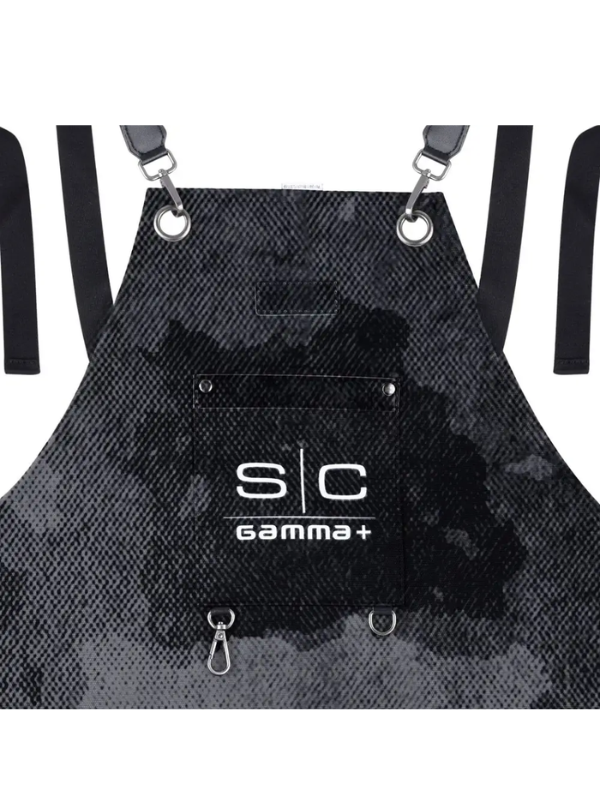 Stylecraft Heavy Weight Waterproof Barber Cutting Apron "Black Camo" #SC314B