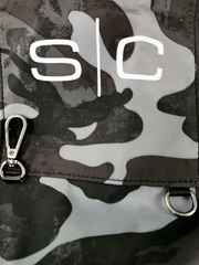 Stylecraft Heavy Weight Waterproof Barber Cutting Apron "Black Camo" #SC314B