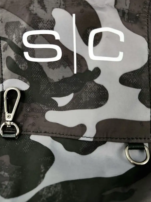 Stylecraft Heavy Weight Waterproof Barber Cutting Apron "Black Camo" #SC314B
