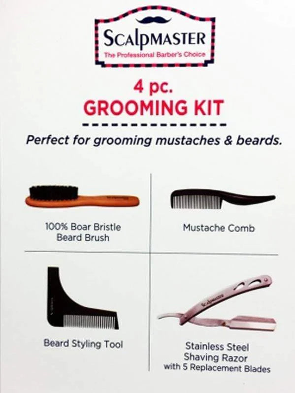 Scalpmaster 4pc Grooming Kit