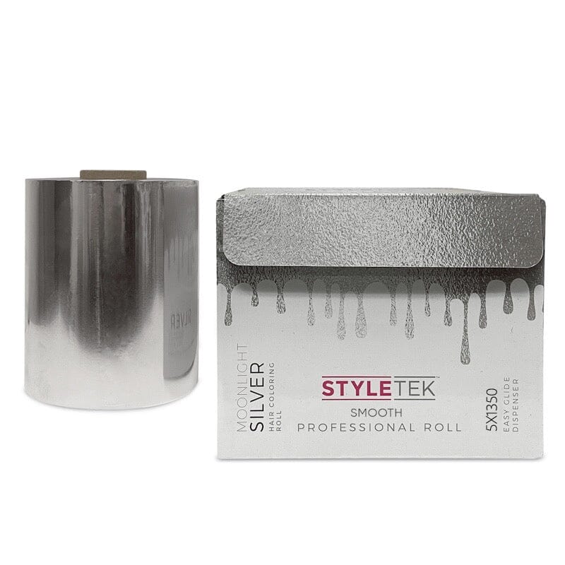 Hojas de papel de aluminio en relieve Styletek de 5x300 pies en rollo