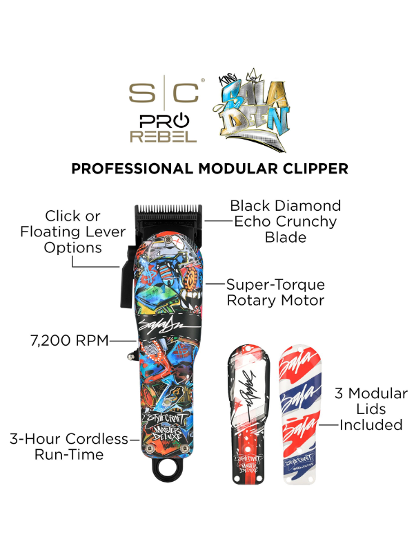 Stylecraft Rebel Cordless Clipper King Saladeen Limited Edition Stylecraft Rebel Cordless Clipper King Saladeen Limited Edition