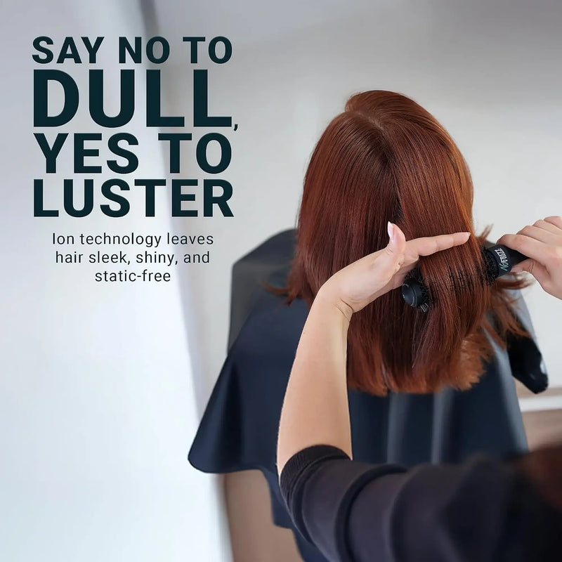 StyleCraft NoFRIZZ round brush with ion technology for sleek, shiny and static-free hair