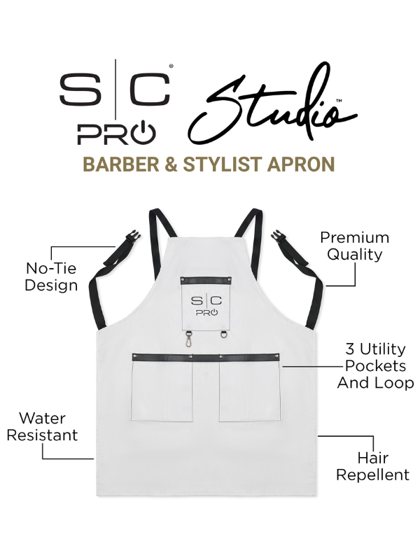 stylecraft pro apron white