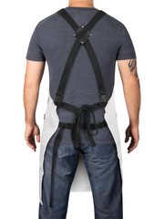 stylecraft pro apron white back